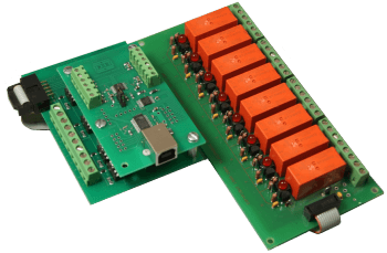 USB Analog to Digital with Relay Control